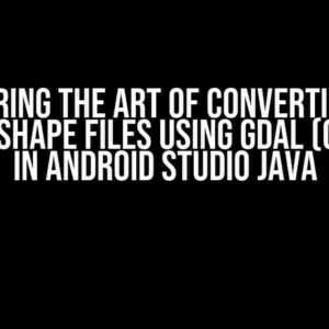 Mastering the Art of Converting KML Files to Shape Files using GDAL (ogr2ogr) in Android Studio Java