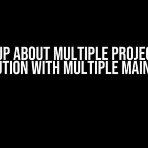 Mixed Up About Multiple Projects in a Solution With multiple main()s?