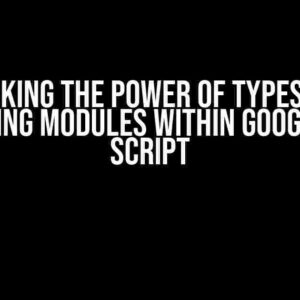 Unlocking the Power of TypeScript: Importing Modules within Google Apps Script